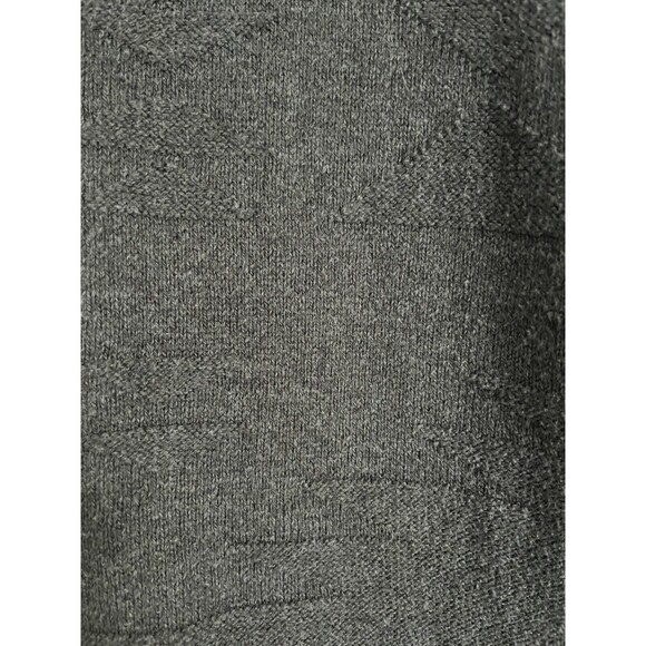 American Eagle AEO Womens Hoodie Sweater Brown Knit V-Neck Drawstring Pullover L - Picture 4 of 5